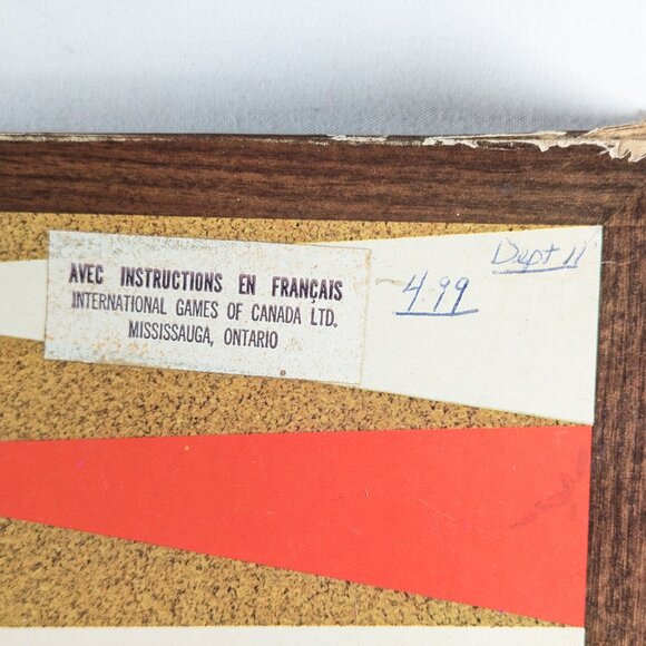 1977 Tournament Master Backgammon set, vintage tabletop board game - Picture 9 of 11